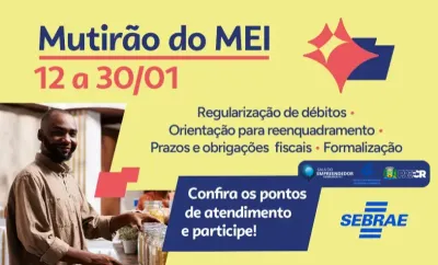 Imagem da notícia Costa Rica participa do Mutirão do MEI com atendimento gratuito de 12 a 30 de janeiro